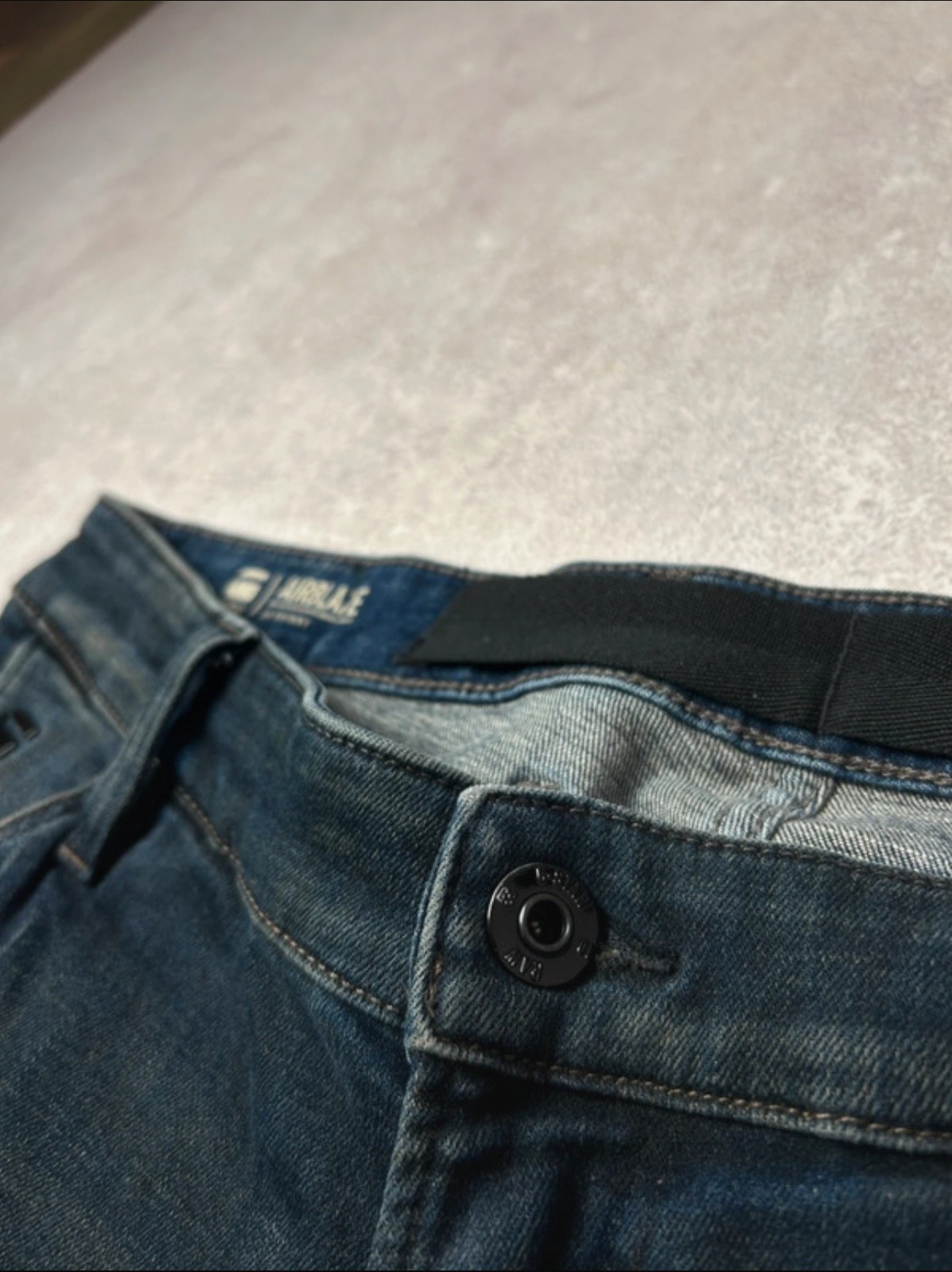 G-Star RAW Airblaze 3D Slim Jeans Dark Blue W33 L32 Moto Cargo Denim