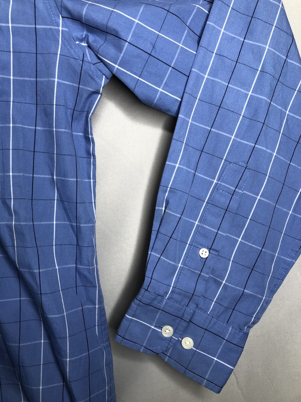 Covington Blue Checkered Long Sleeve Button Shirt Men’s Size M MEDIUM (38/40)