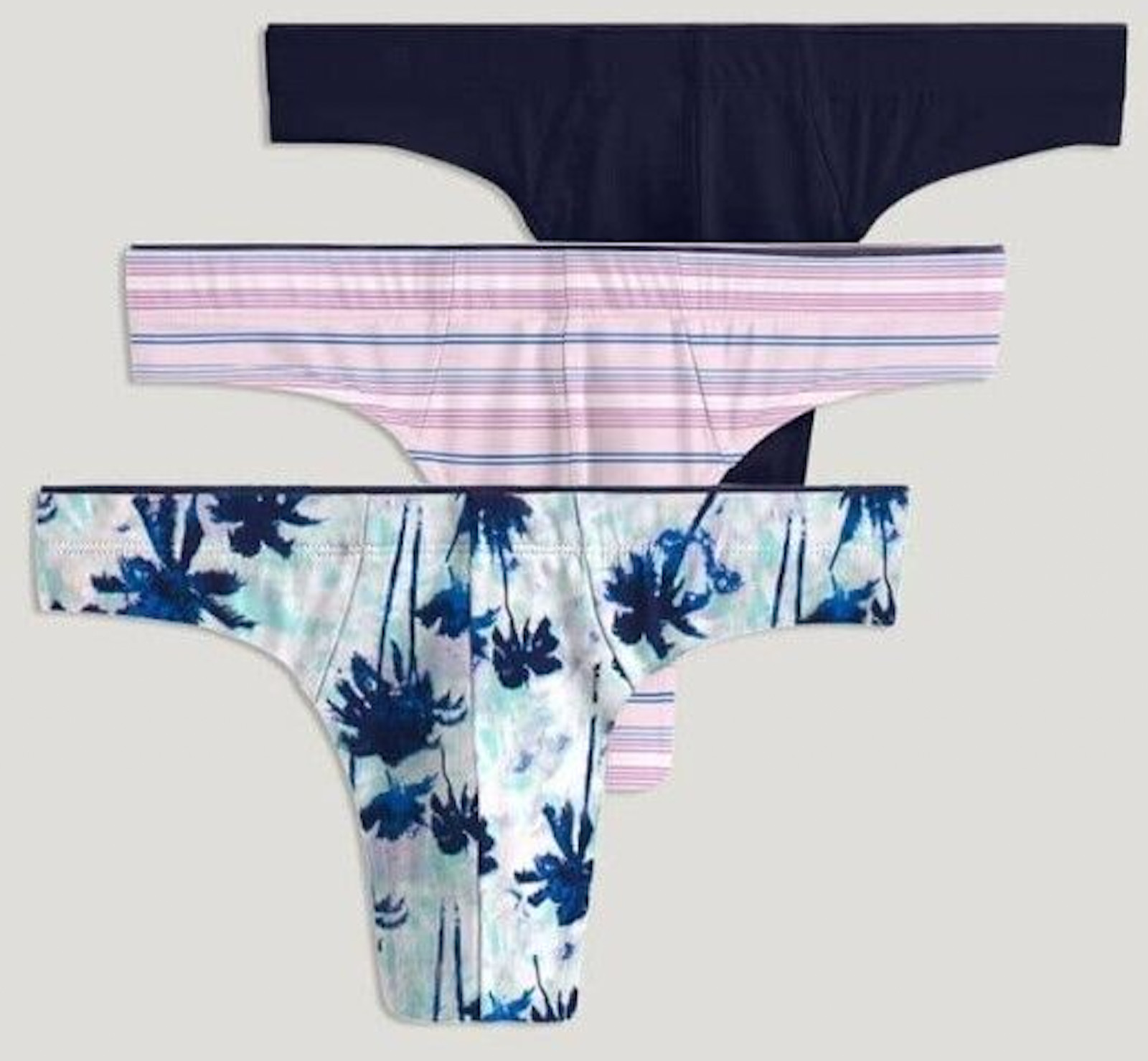 3 Pair Men’s Jockey Casual Cotton Stretch Thongs Size M (32-34″) $32 msrp
