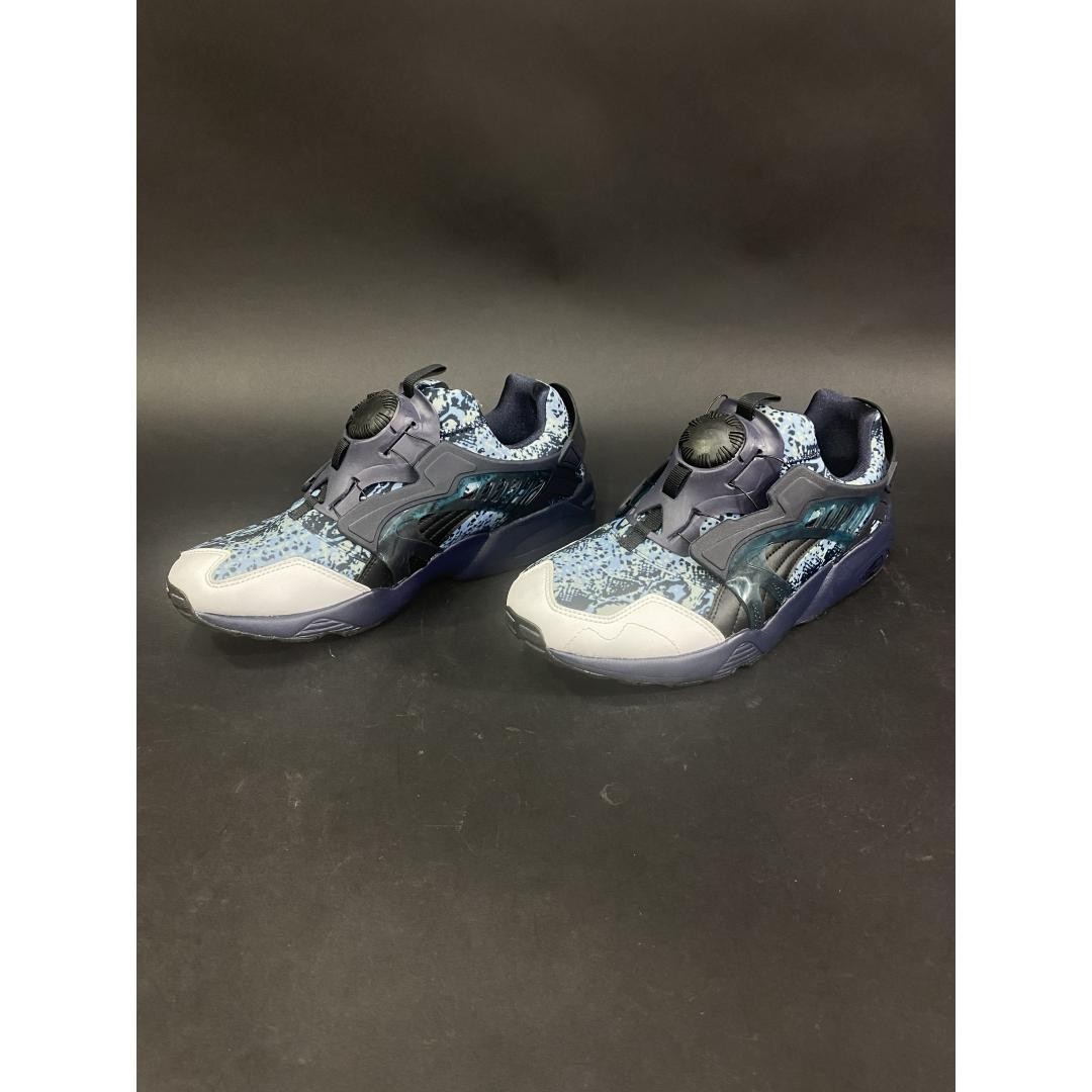 PUMA Disc Blaze Snake Spring Blue Parisian Night Sneakers Size 10 391961-01