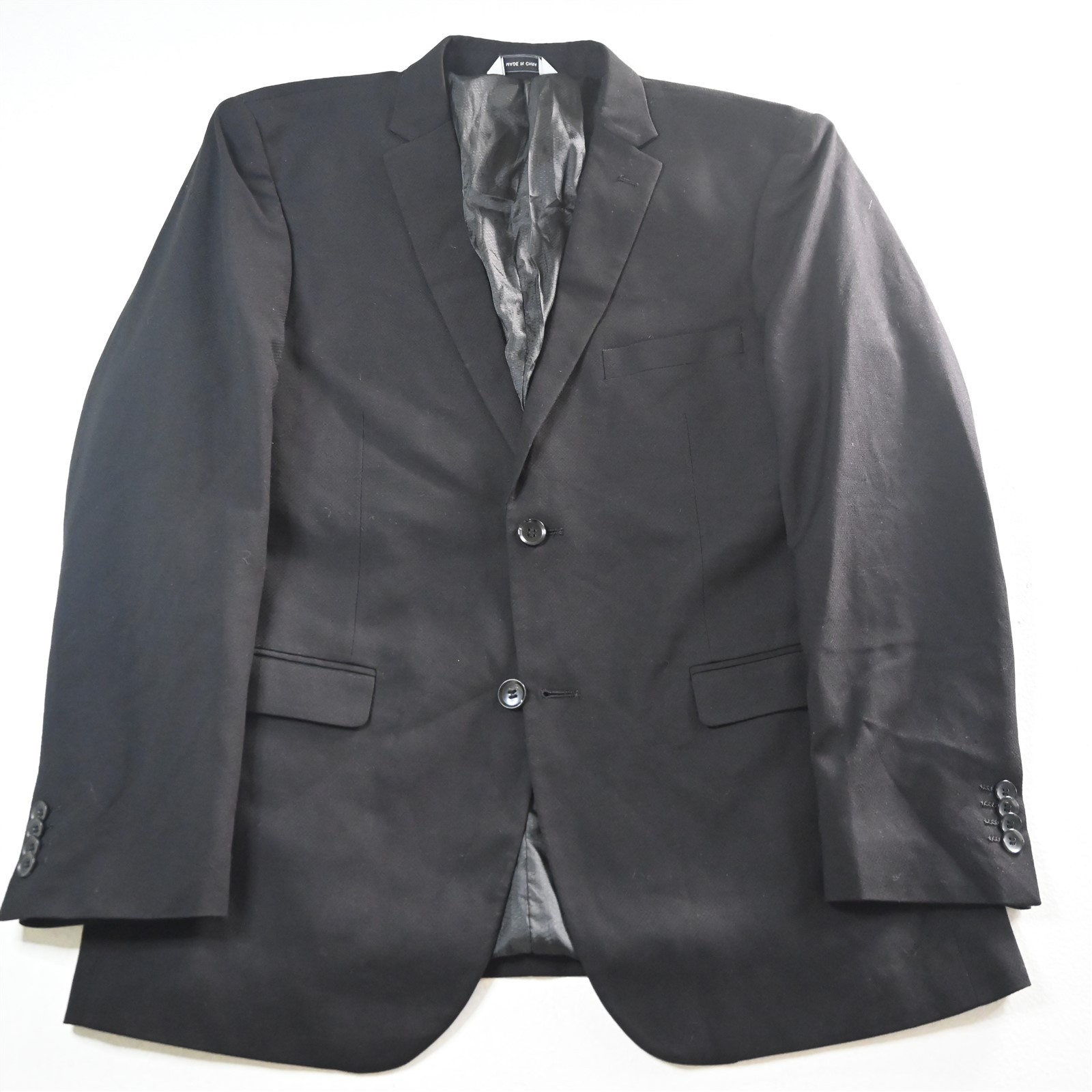 Lineage 44R 36×30 Black Honeycomb Stretc Mens Jacket Pants Suit