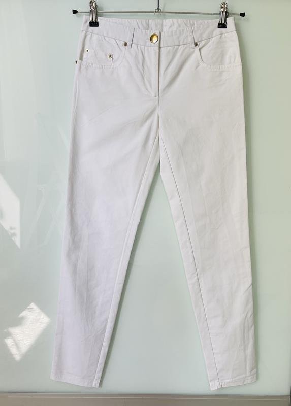 Women Moschino Boutique Trousers White 38 / M / 46