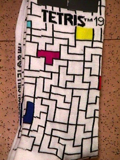 Iconic Nintendo video game logo SOCKS set TETRIS, Super Mario Bros MARIO & LUIGI