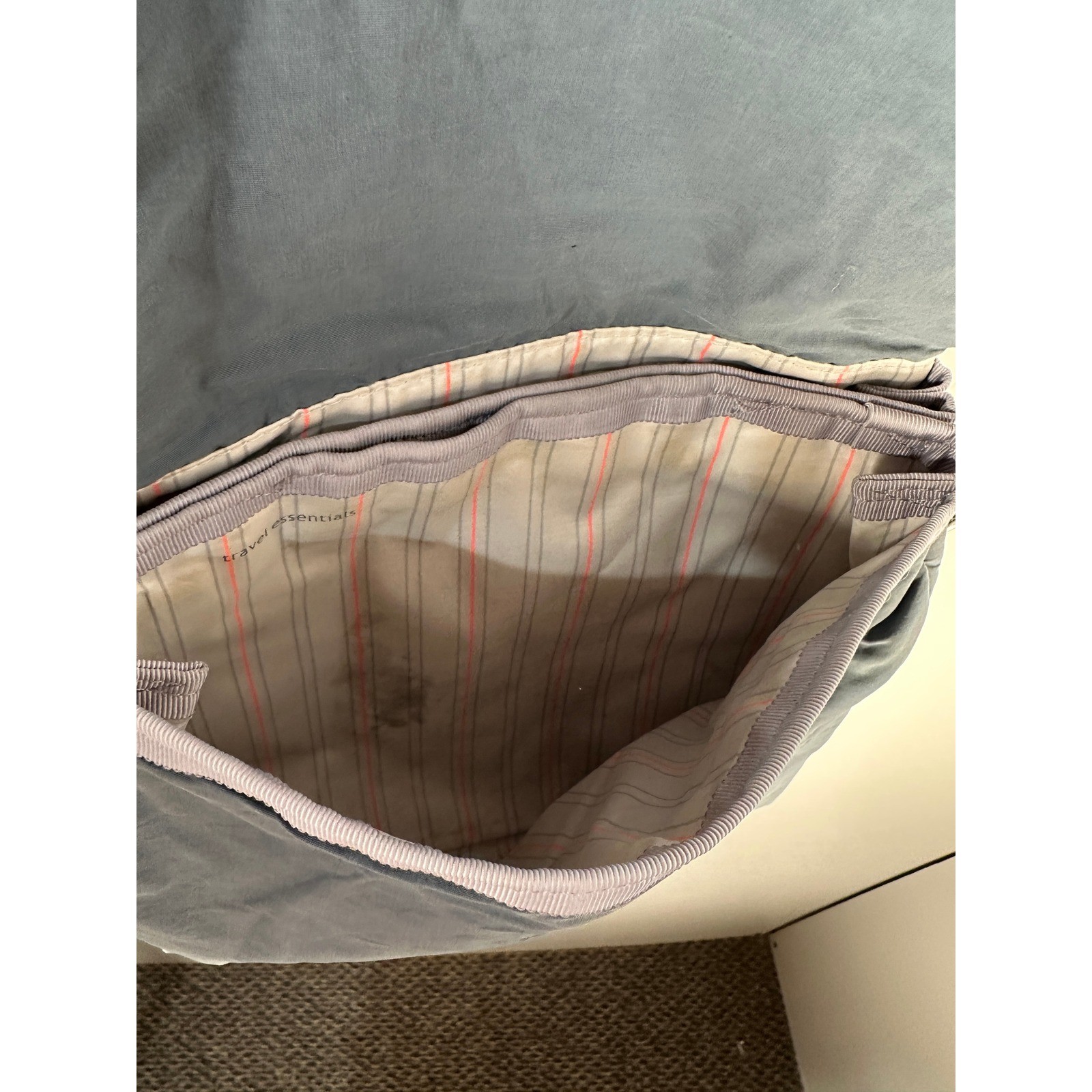 Lululemon Go Your Om Way Crossbody Blue Gray Travel Water Resistant Festival Bag