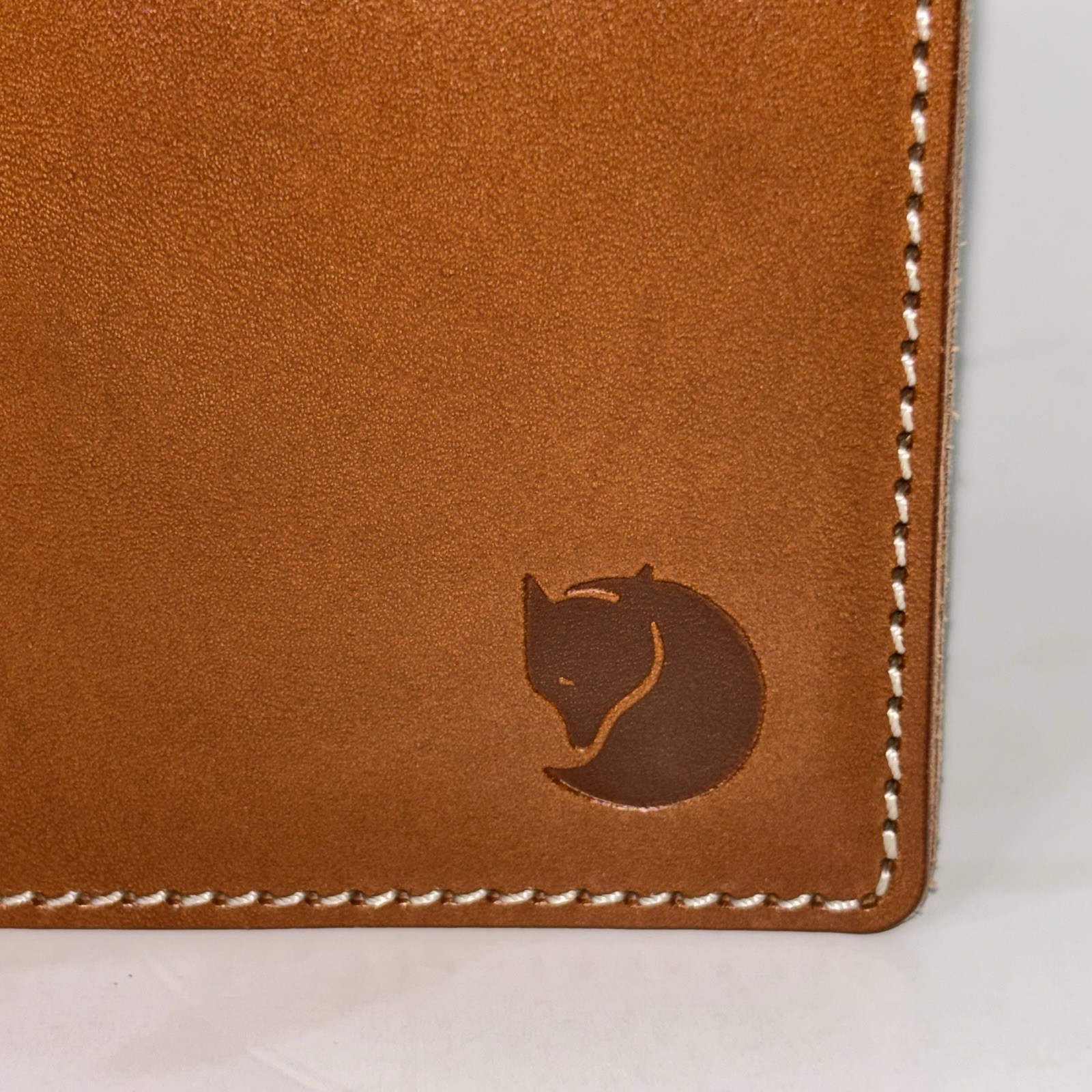 Fjällräven Ovik Brown Cognac Leather Wallet Bi-Fold