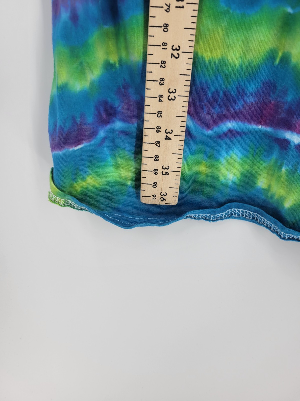 Cotton Couture Beach Wear Dress Womens Large Colorful Tie Die Sleeveless Boho