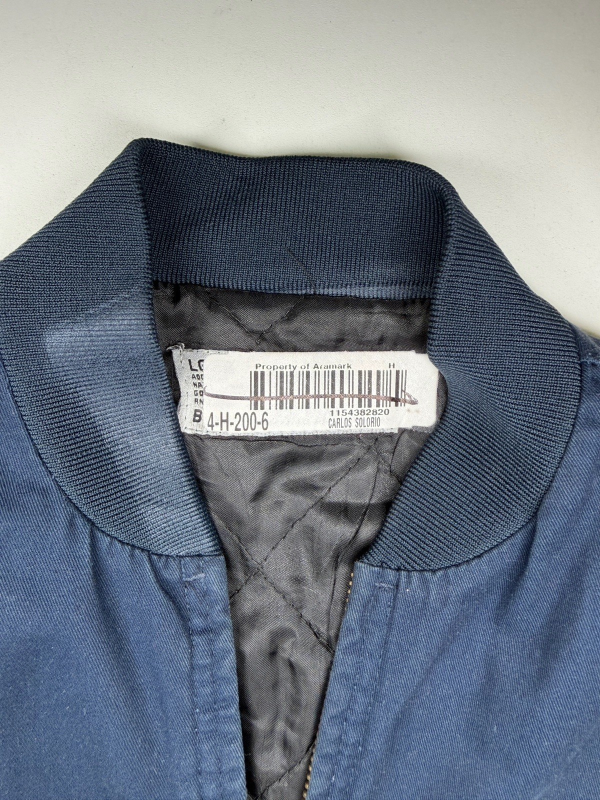 Vintage Mercedes Benz Diesel Trucks Mechanic Work Jacket Gray | L
