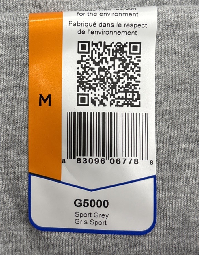 Gildan G5000 Sport Grey Heavy Cotton Adult Y-Shirt 6 Pack
