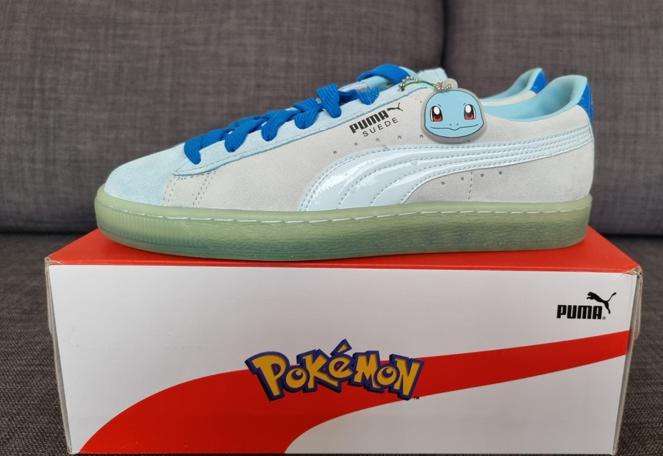 US Size 8 – Men’s Pokémon x Puma Suede Classics Squirtle