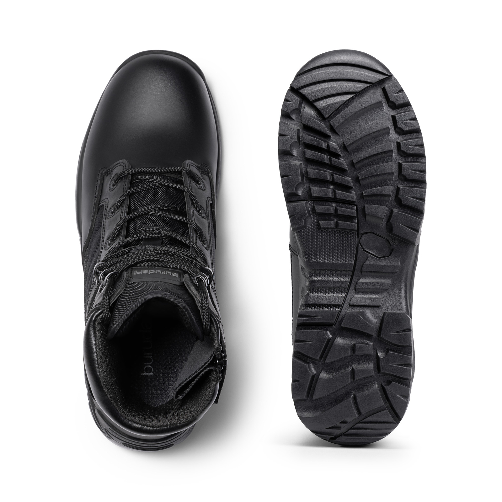 Men’s Military Combat Boots Tactical Work Boots Outdoor Side Zipper Shoes
