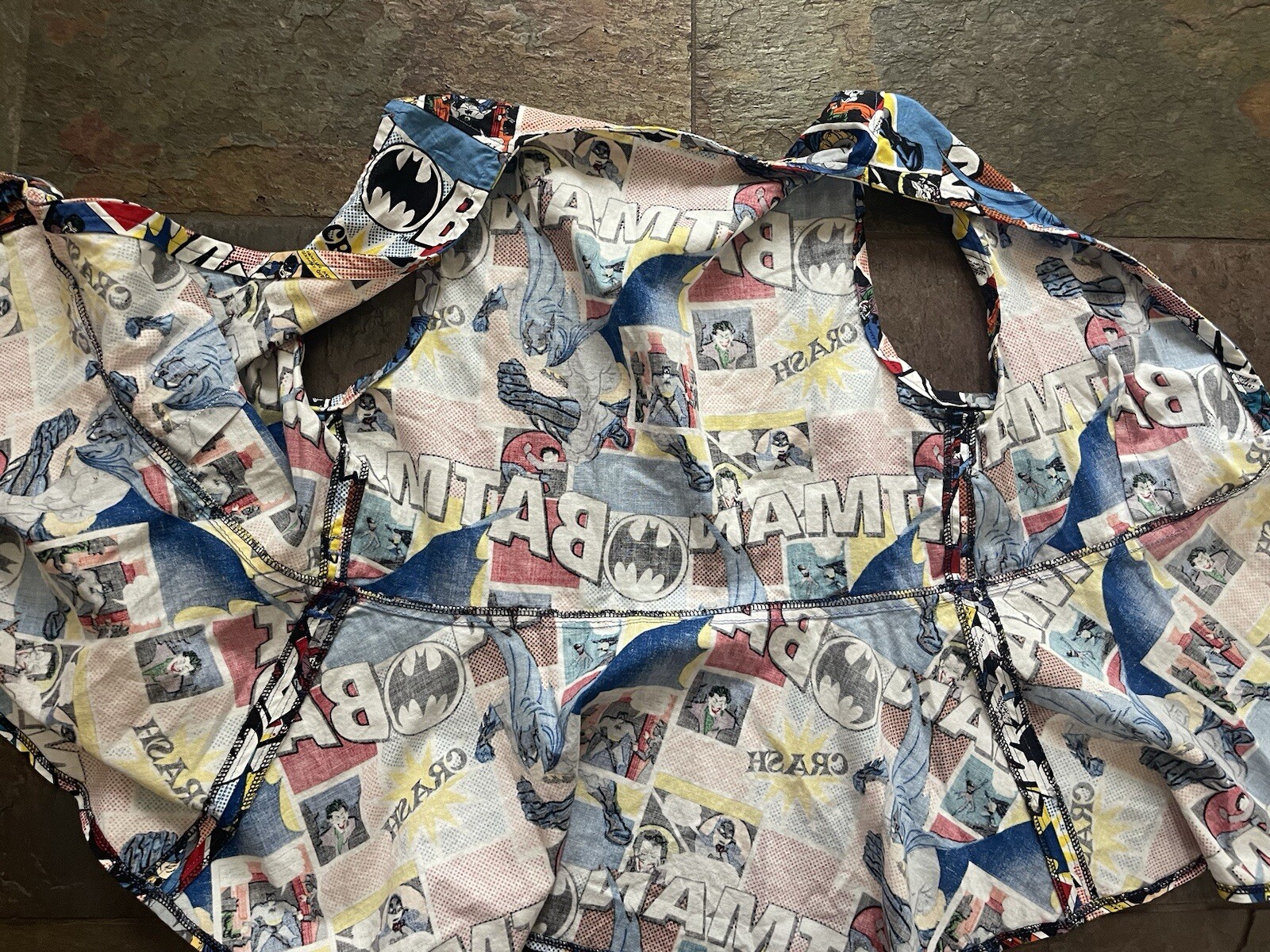 Batman Wrap Top Women Blouse Homemade No Size Fits Like Small. Comic Hero Comic