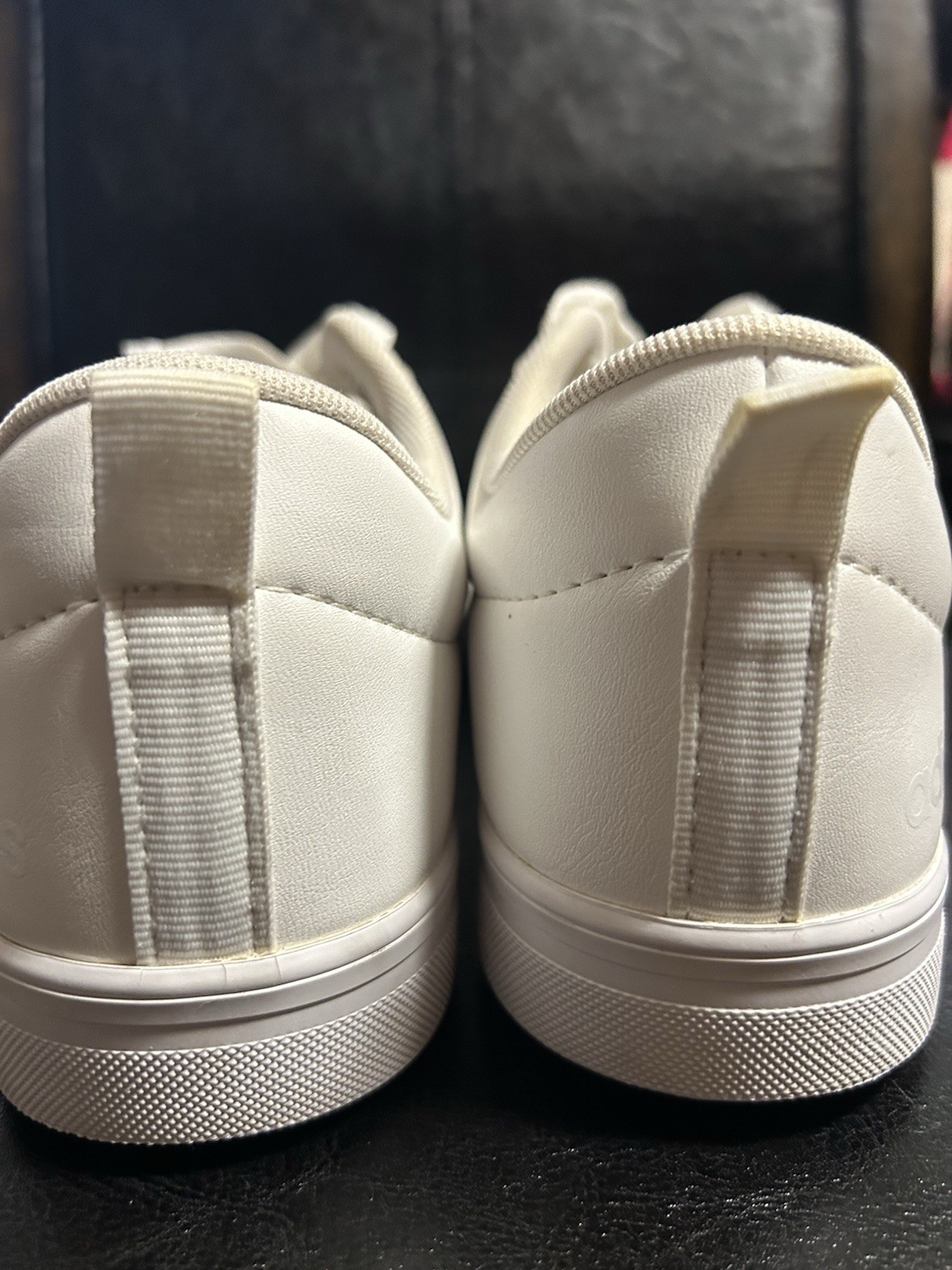 ADIDAS Men VS Pace 2.0 3-Stripes Synthetic Nubuck Shoes Size 8.5 Triple White!!!