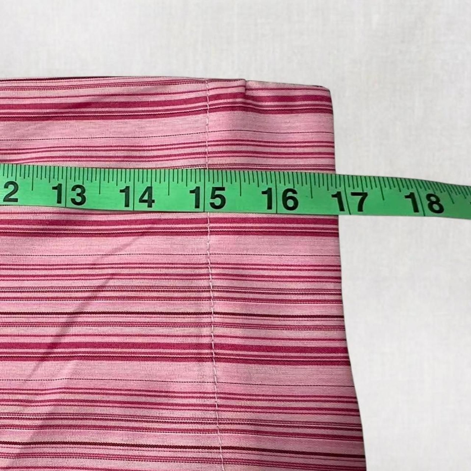 Vintage Style Pink Candy Aesthetic Striped 3/4 Sleeve Button Up Top