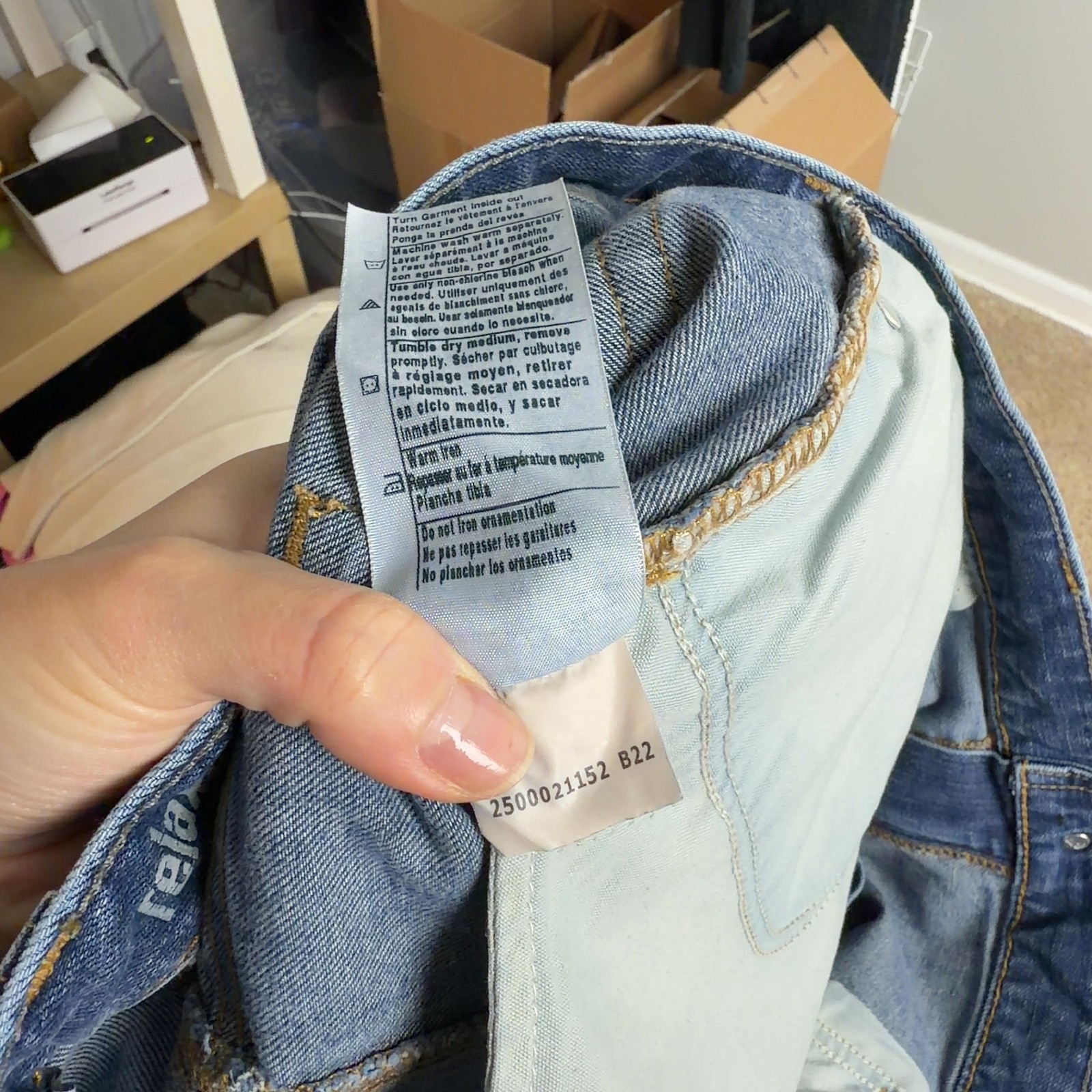 Carhartt Relaxed Fit Denim Jeans 40×30 Blue Cotton Blend Men’s