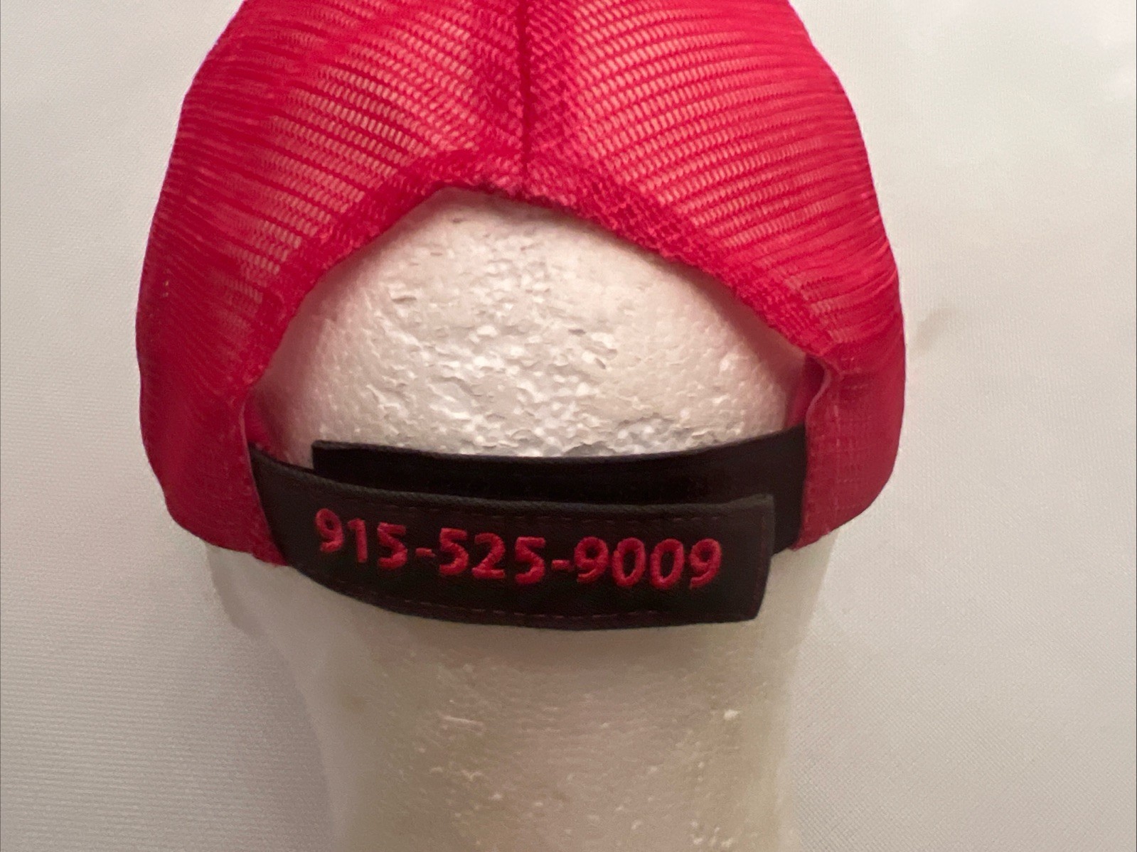 Corriente Saddle Co. Hot Pink & Dark Gray Adjustable Strap Back Mesh Hat / Cap