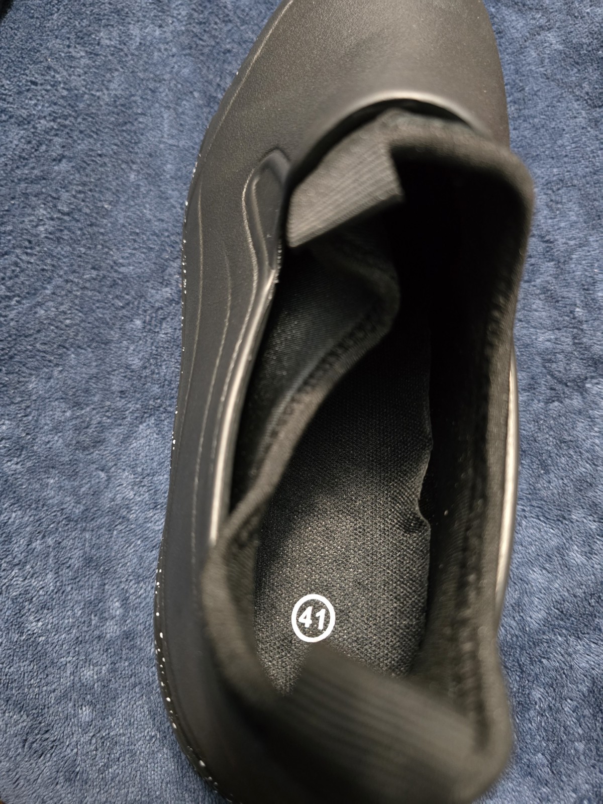 kitchen working shoes non-slip chef safety, Size 41 Black. 12″ Length 4.5″ Wide