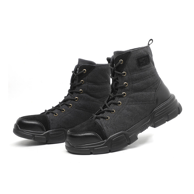 Mens Military Tactical Desert Work Safety Boots Motorcycle Combat Size 8.5
