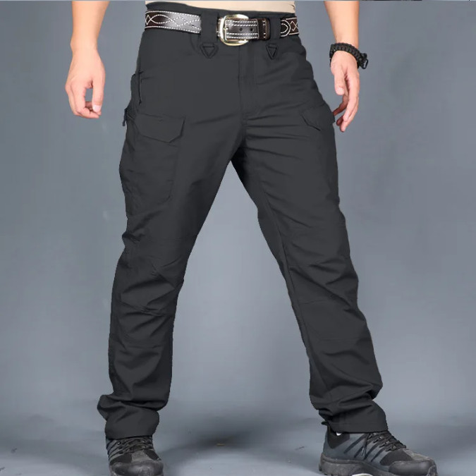 Mens Cargo Pants Tactical Waterproof Work Hiking Combat Outdoor Trousers Pants