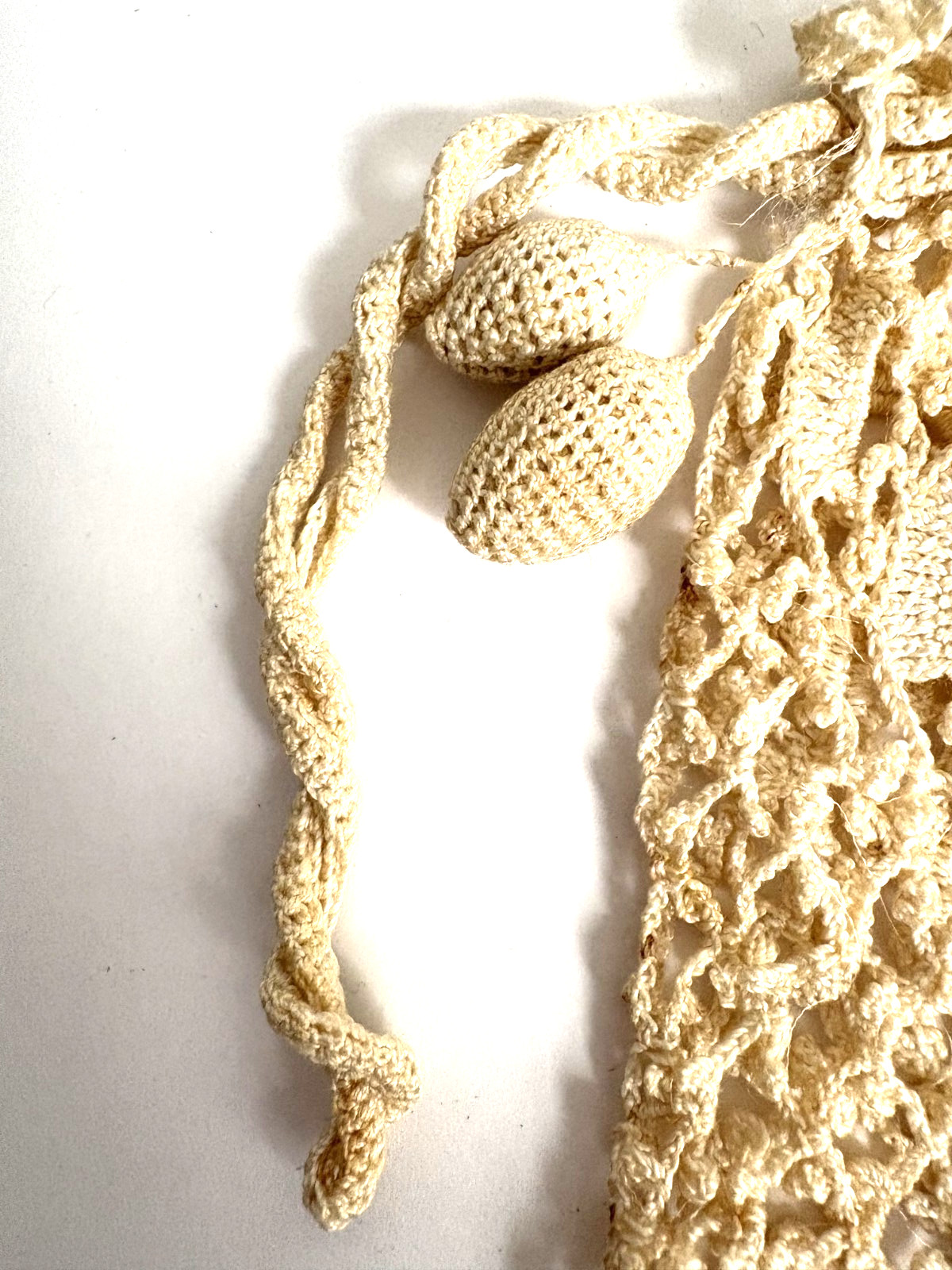 3 Styles of Handmade Victorian Crocheted/Tatted/Knotted Drawstring Reticule Bags