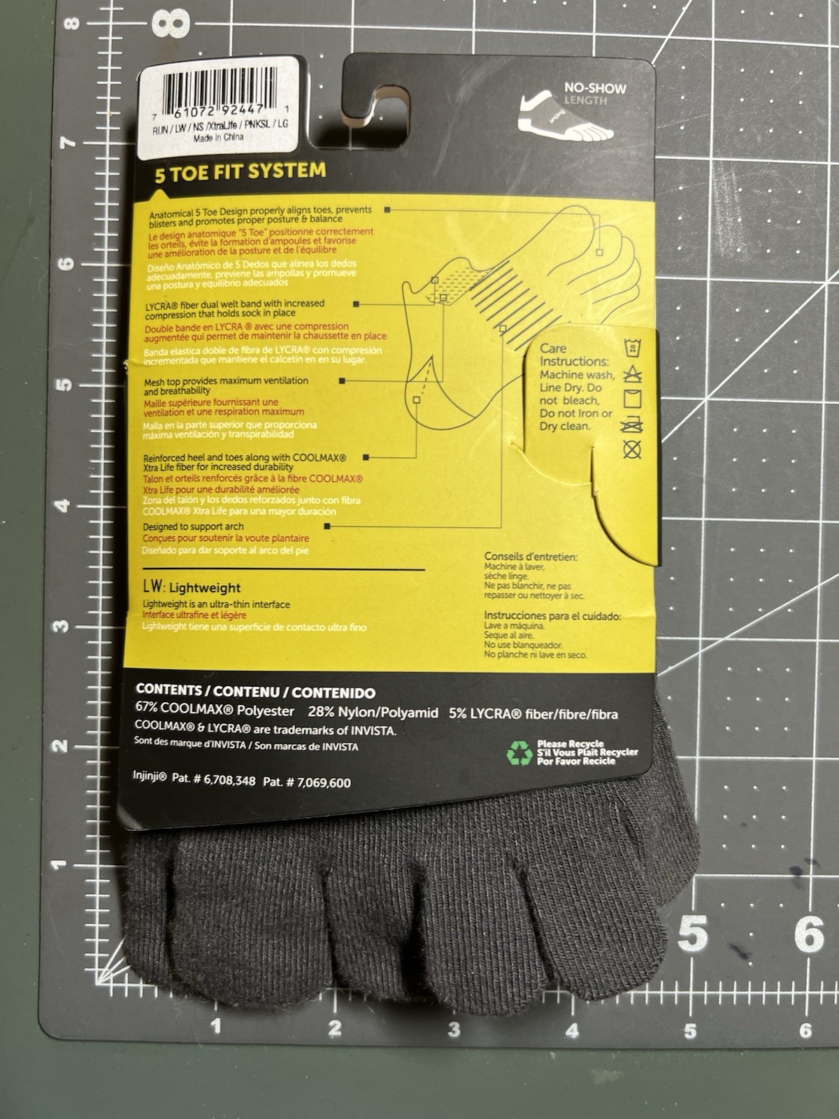 injinji toe socks