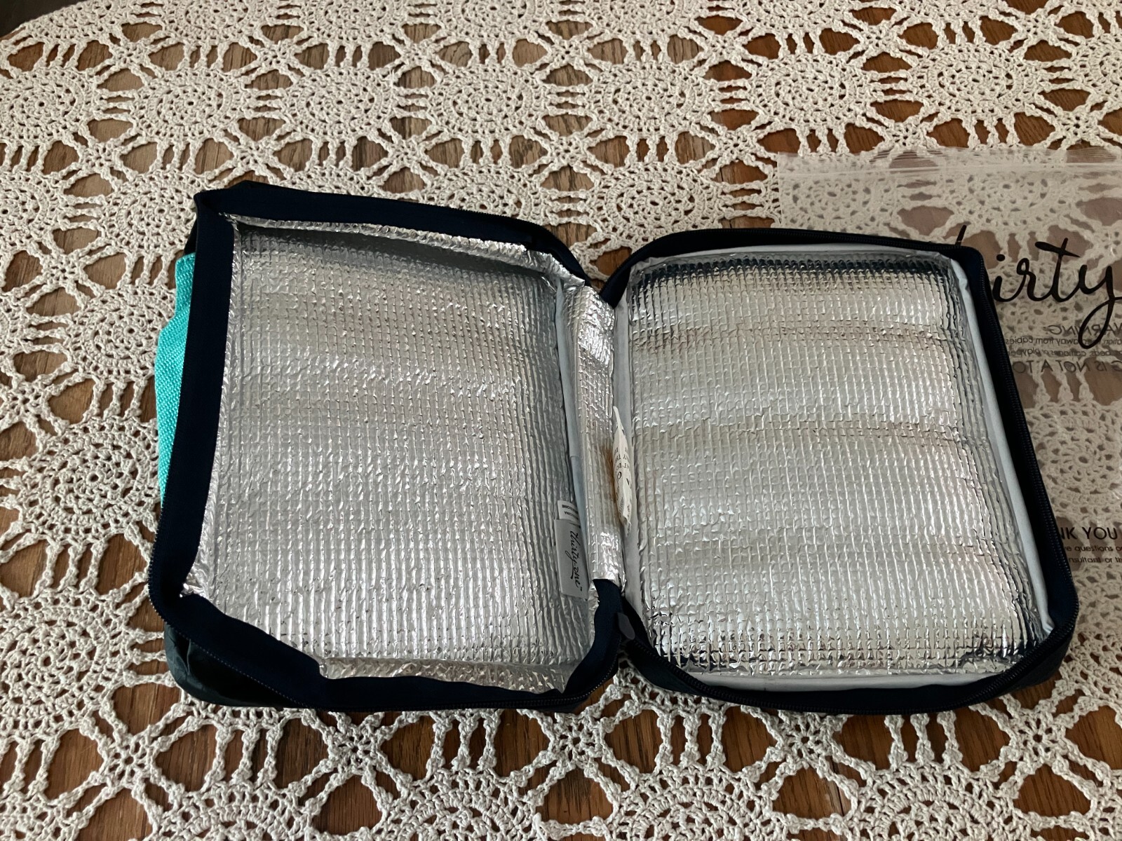 New Thirty-One Cool Case Thermal Tasty Treats Navy 797A