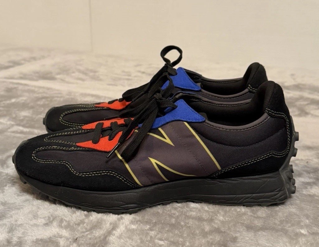 New Balance 327 Men’s Running Shoes Black Red Blue MS327BC1