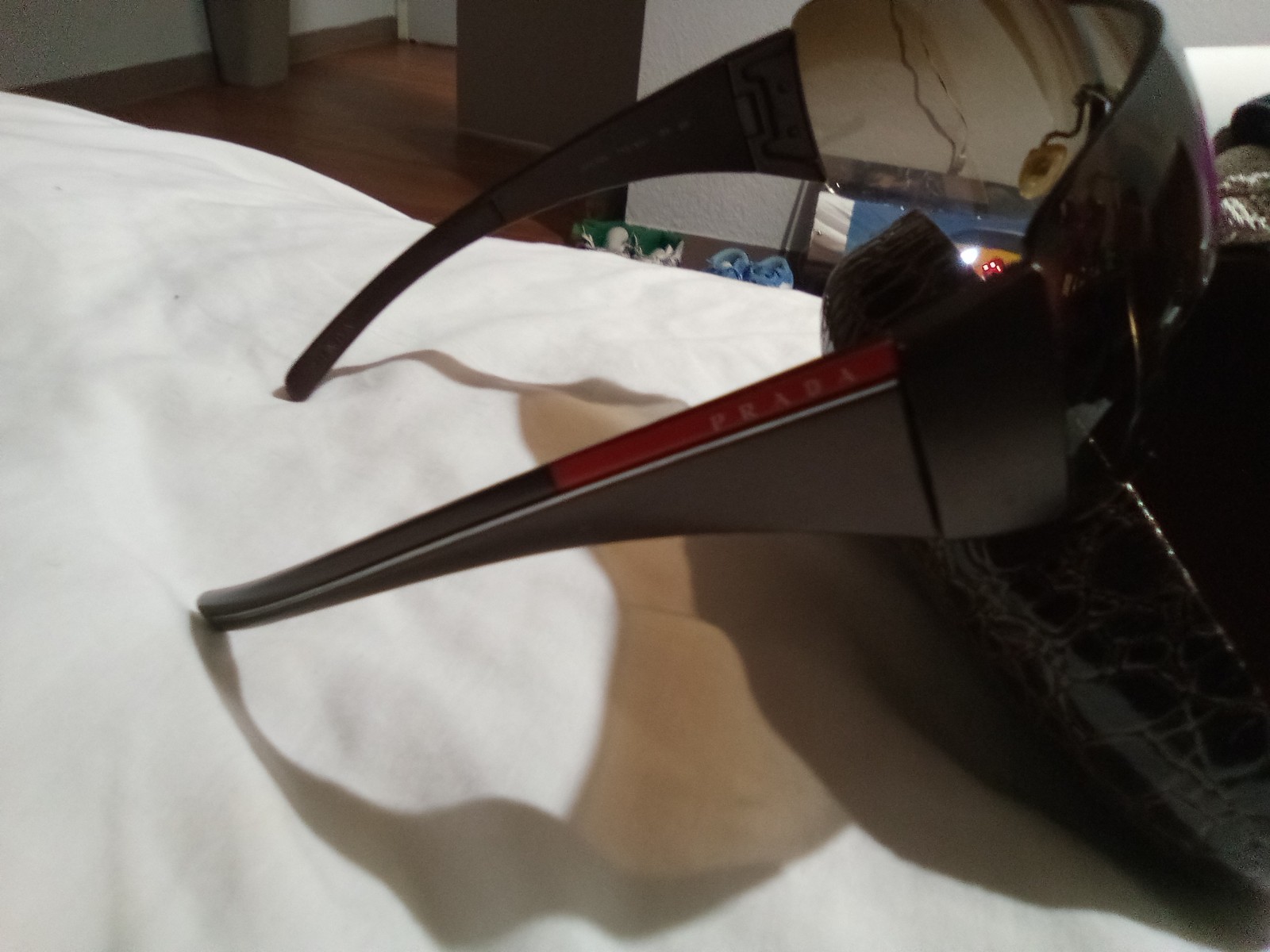 Authentic PRADA SPR 07G Brown Havana Tortoise Sunglasses