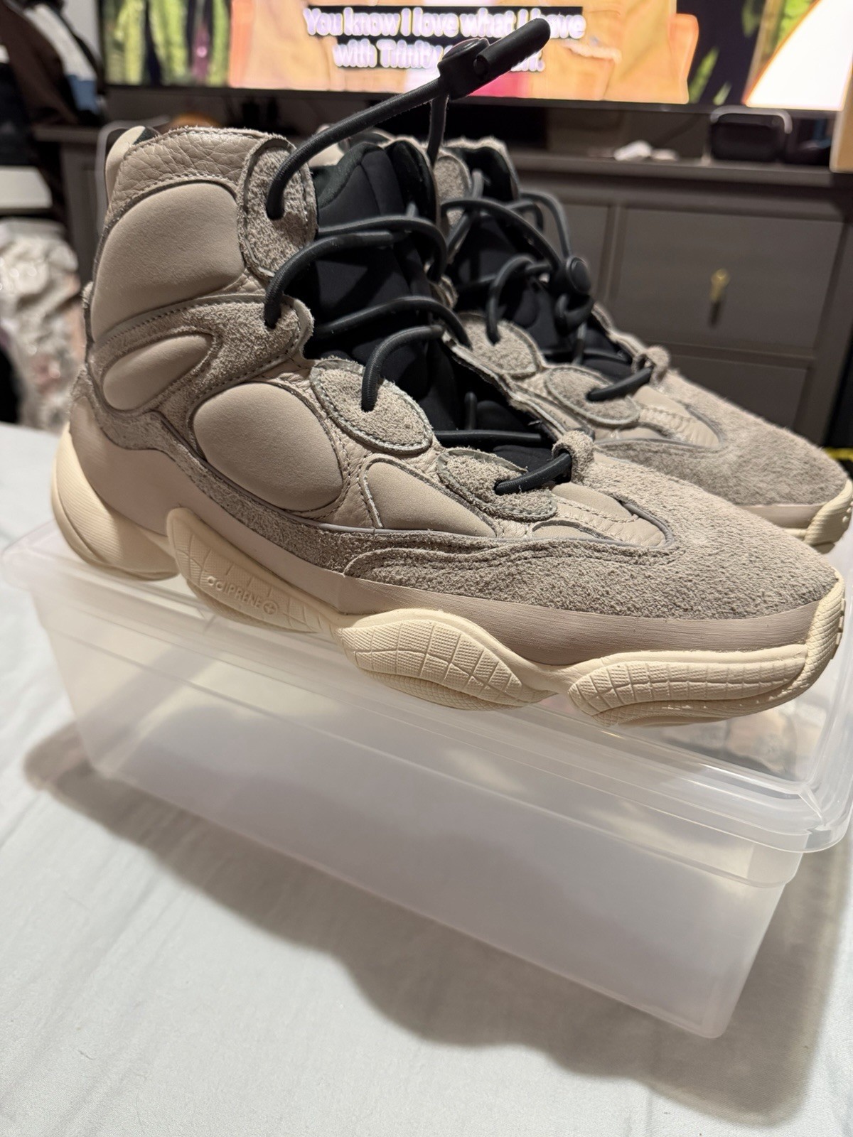 Size 12 – adidas Yeezy 500 High Mist Stone