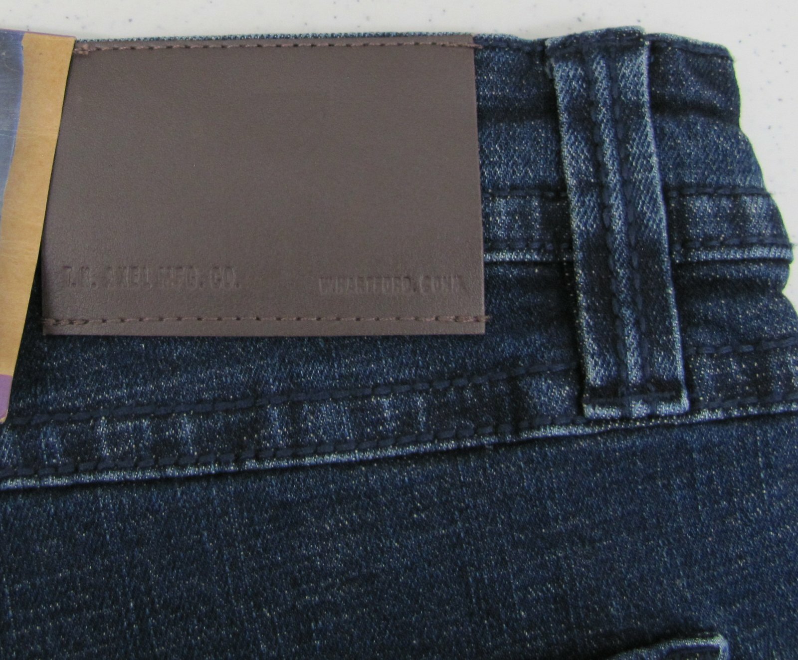 T K Axel Men’s Slim Bootcut Stretch Jeans BUSHNELL Dark Wash 36×32 36 x 32 New