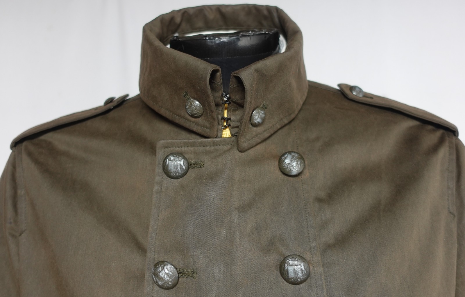 John Varvatos Double-Breasted Military Jacket IT 52 US 42