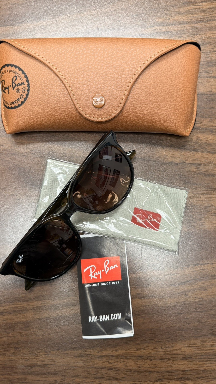 Ray-Ban RB4378 Polished Havana / Gradient Brown – RB4378 710/13 54-16-145