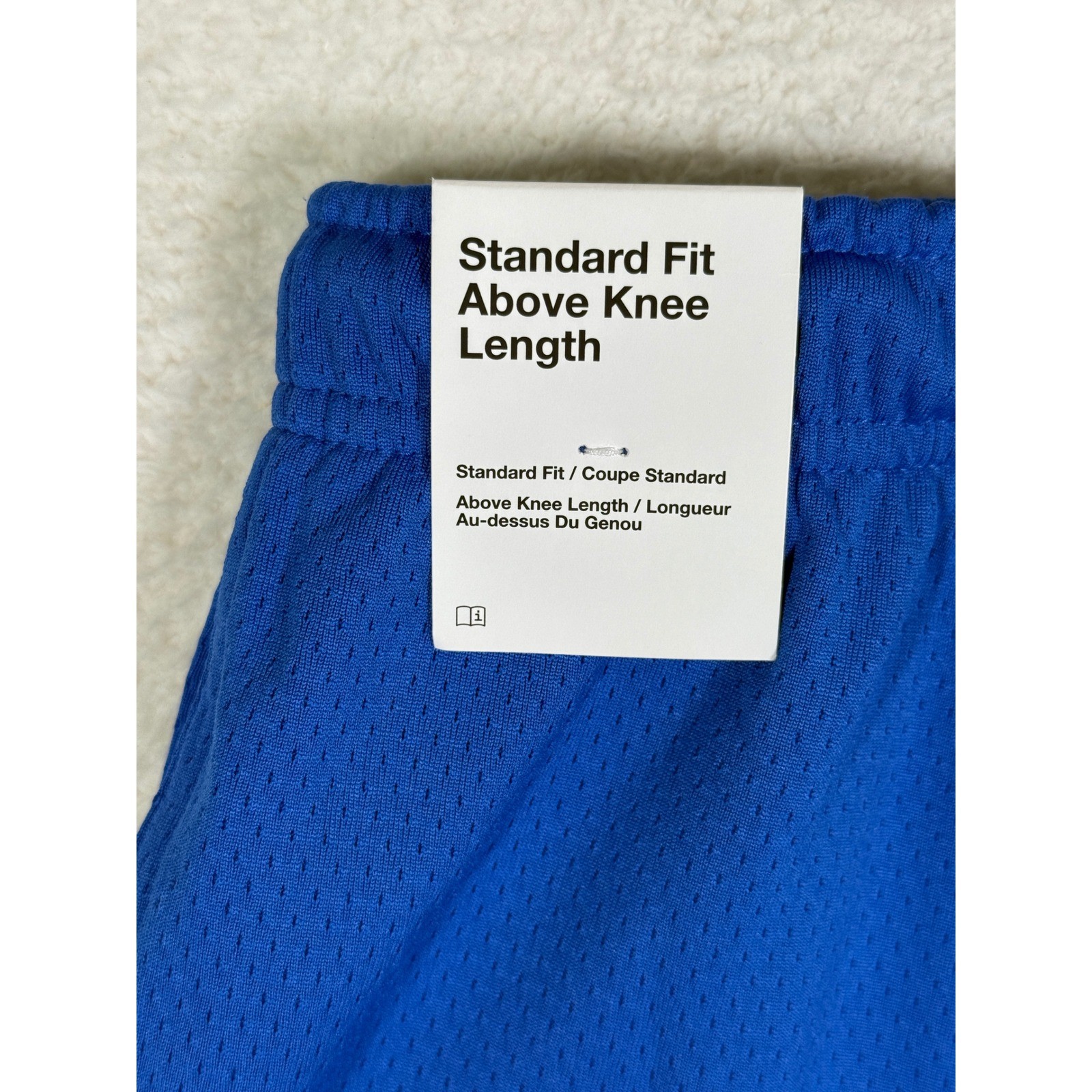 Nike Mens Sportswear Mesh Shorts Royal Blue Above Knee FN3514-480 XL NWT