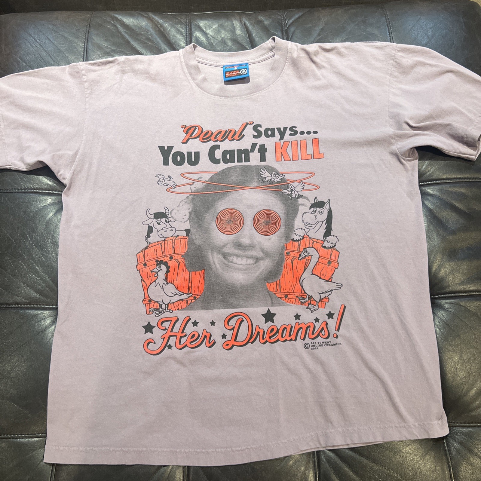 Pearl A24 Movie Purple Online Ceramics Shirt XL Ti West X Maxxxine
