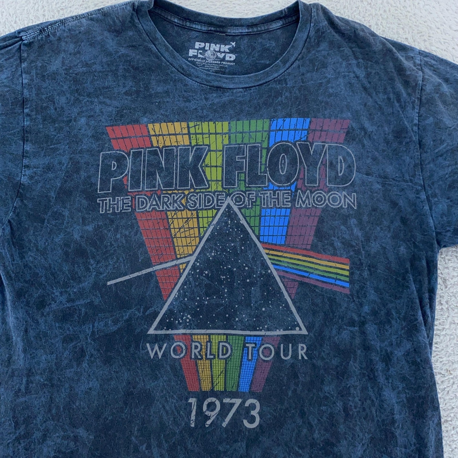 Pink Floyd Shirt Mens M/L Dark Side Of The Moon 1973 Tour Concert Tee