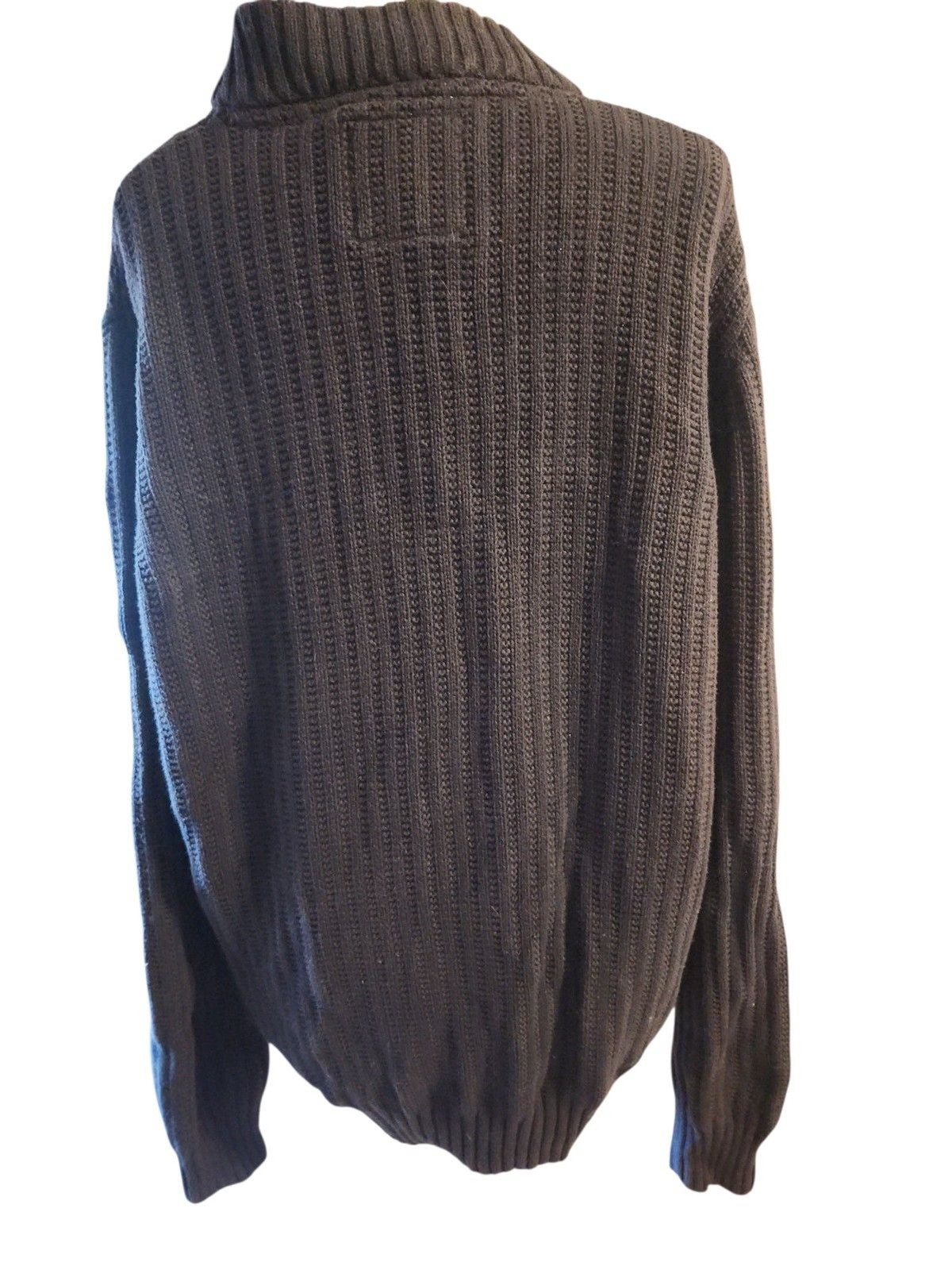 Fynch-Hatton Full Zip Cardigan Sweater Mens XXL Navy Preppy Academia Fisherman