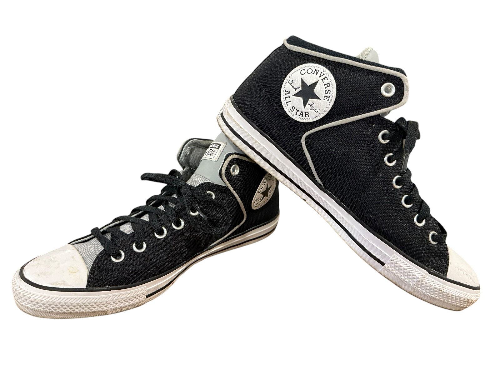 Converse Chuck Taylor All Star High Street Black Ash Stone Mens Sneakers Size 10