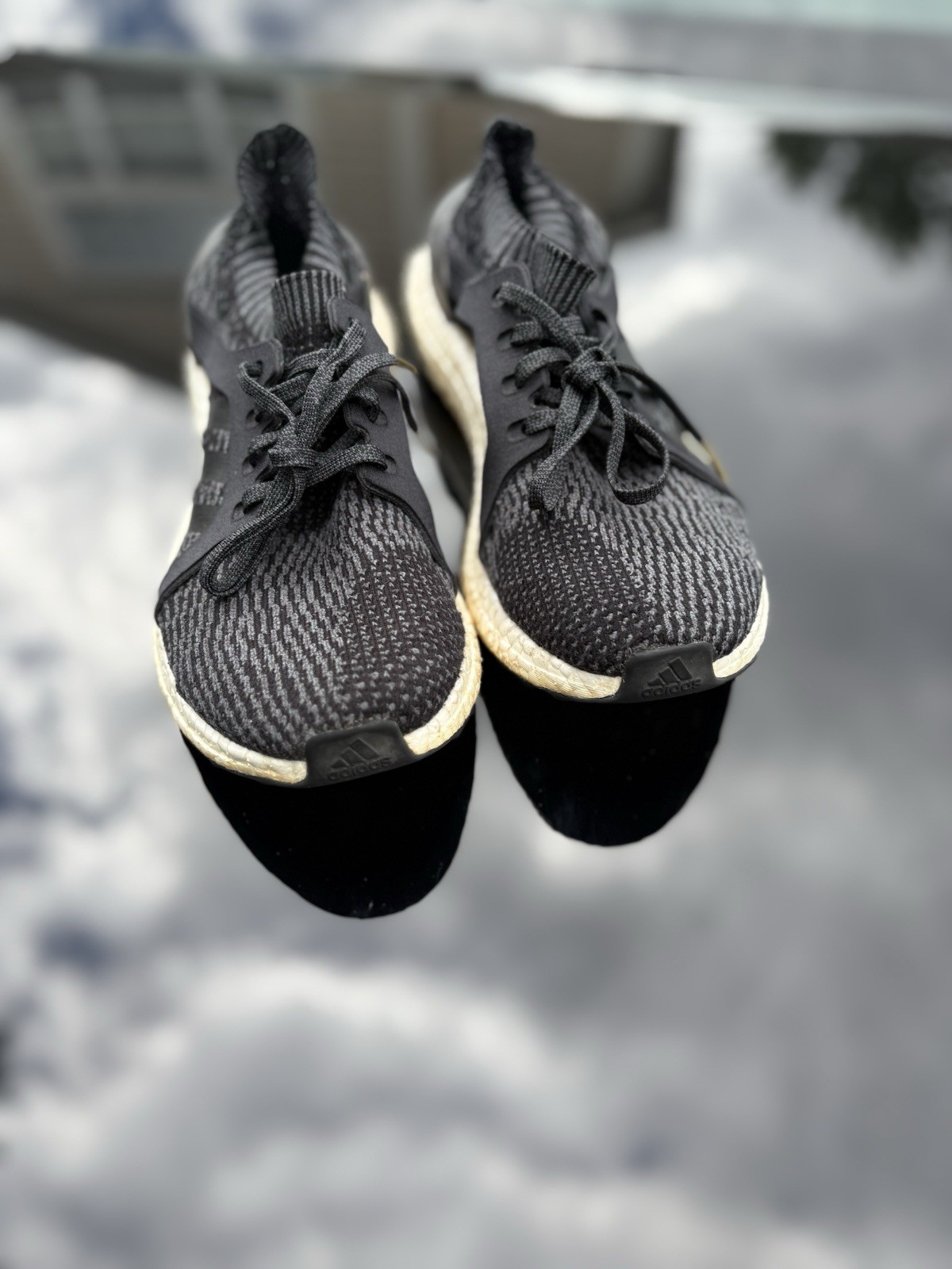 adidas UltraBoost Uncaged Primeknit Black/Gray Lace-Up Low Top men’s Sneaker