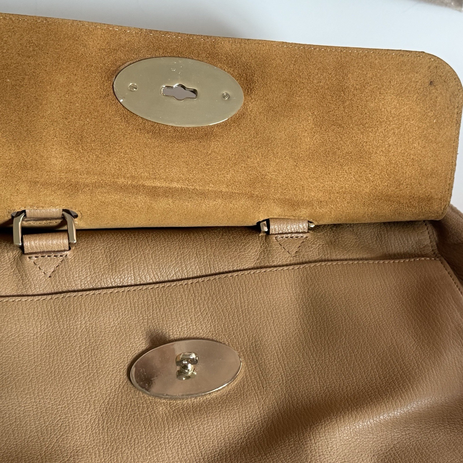 Mulberry Del Rey Leather Satchel Top Handle Bag