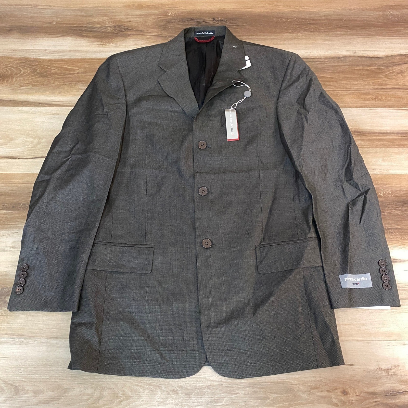 Pierre Cardin Sport Coat Mens 38R Worsted Wool Jacket Blazer 3 Button