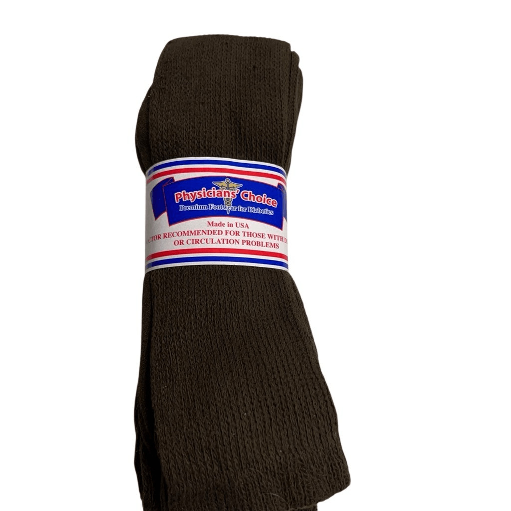 PHYSICIANS’ CHOICE Men’s OVER THE CALF Cushion Diabetic Socks 10-13 New