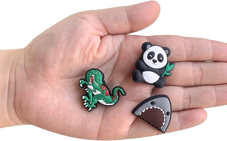 30 Pcs Mixed Pvc Shoe Charms Lot Different Charms Fit For Croc Clog Sandals USA