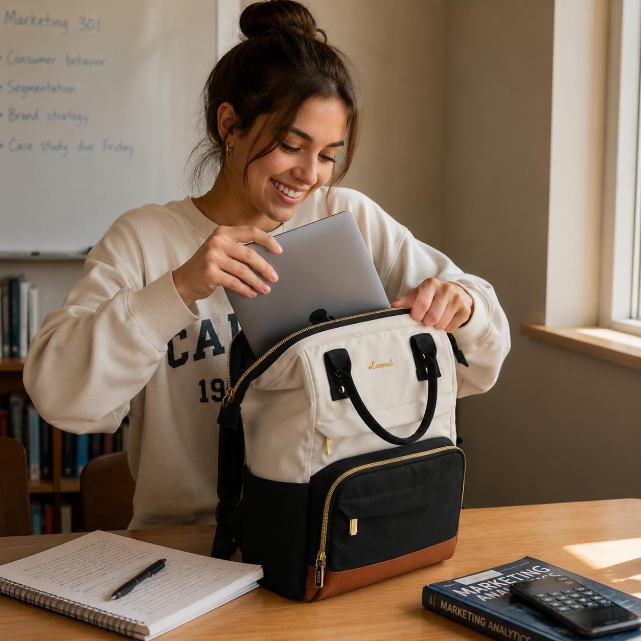 Mini Backpack for Women, Small Backpacks Purse, College Bookbag for School, Fash