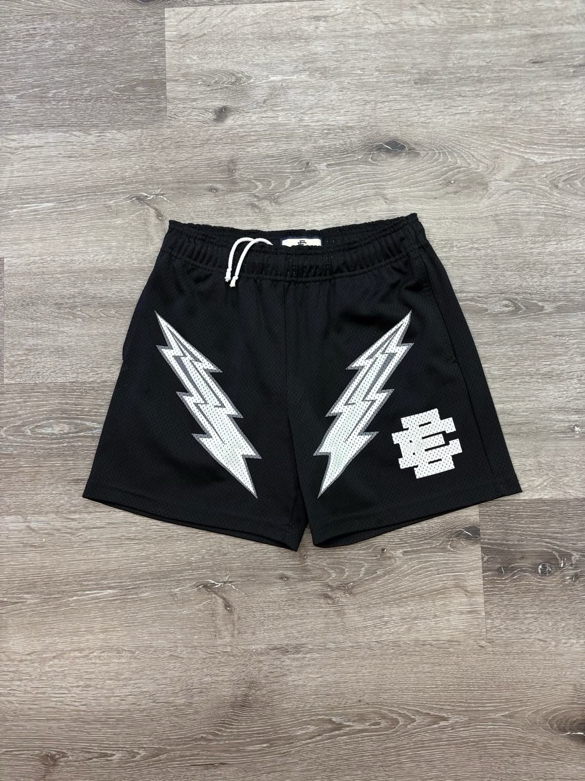Eric Emanuel BasicCore Lightning Bolt (Cyber Monday) Short Black/White brand new