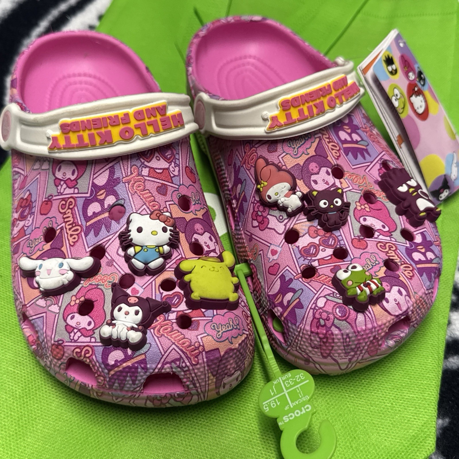 Crocs Hello Kitty 7 Women’s / 5 Men’s Classic Clog New with Tags NWT. Fast Ship
