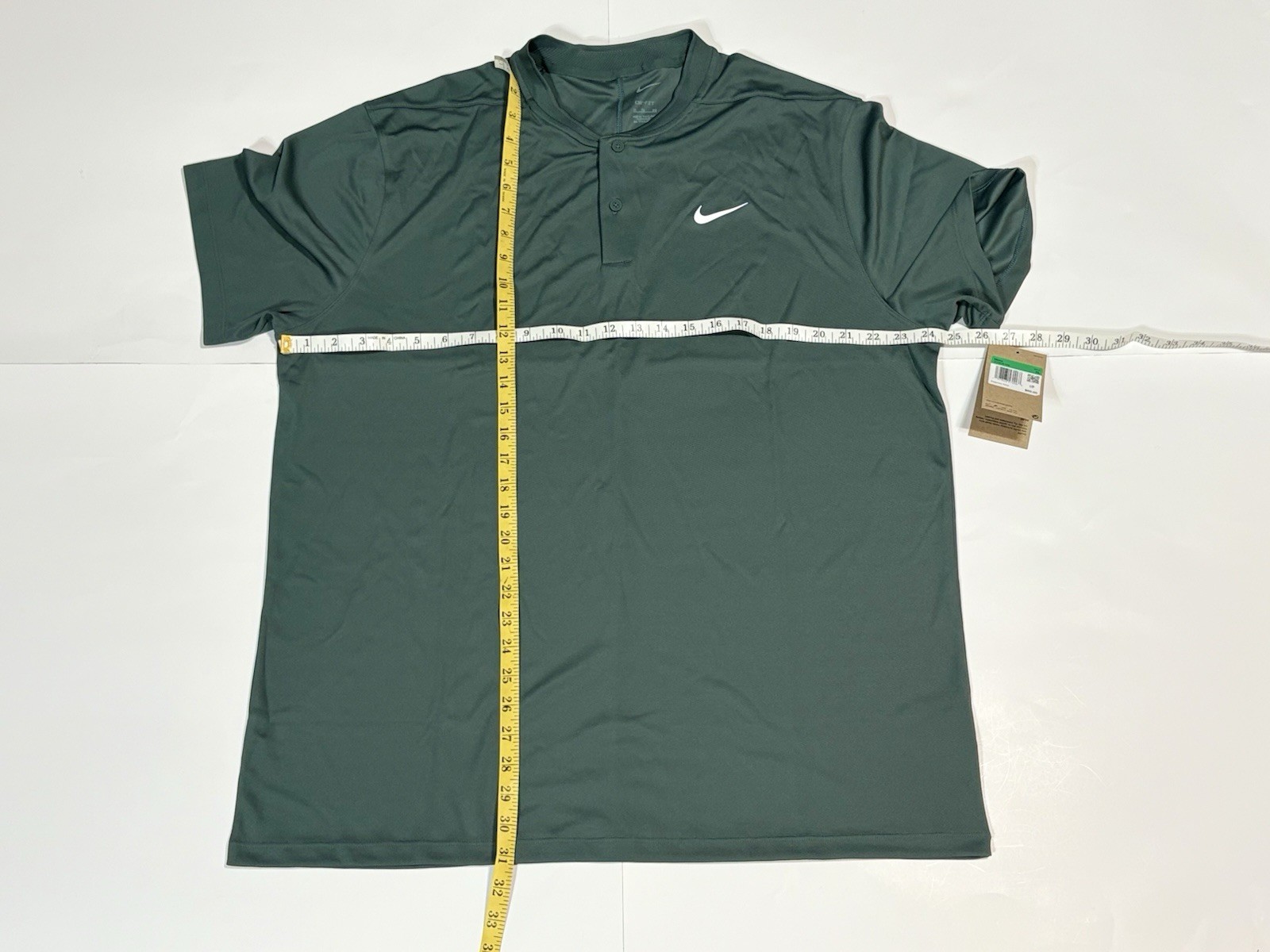 Nike Dri-FIT Victory Men’s Golf Polo Shirt Green Blade Collar DH0838-338 NEW