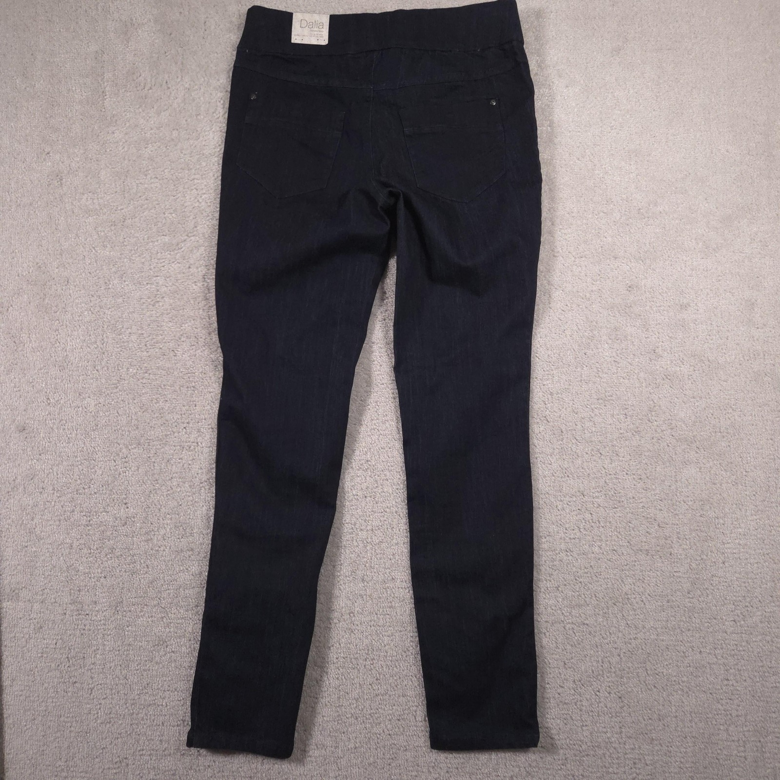 Dalia Jegging Jeans Womens 6 Blue Dark Wash High Rise Pull On Stretch Denim