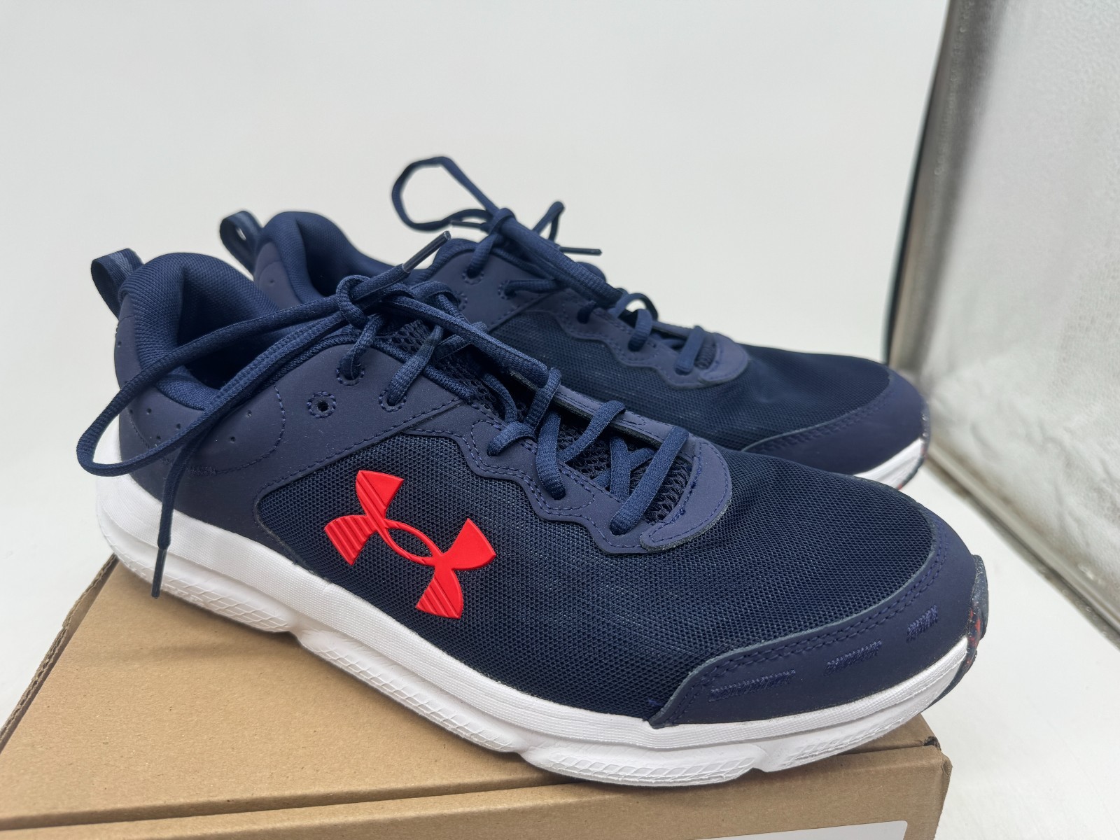 Under Armour Charged Assert 10 Running Sneakers Men’s Midnight Navy Low Top – 13