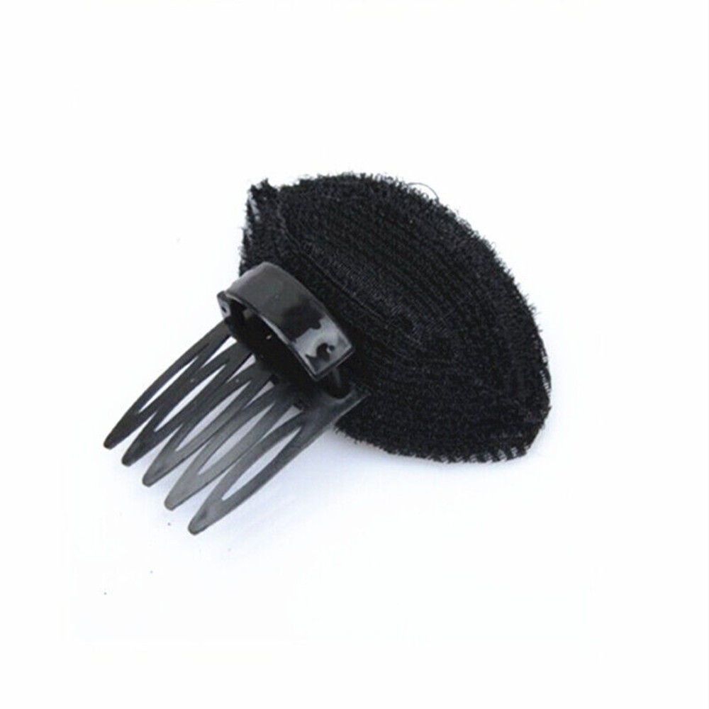 1x Random Color Puff Hair Head Cushion Bump it Up Invisible Volume Hair Base