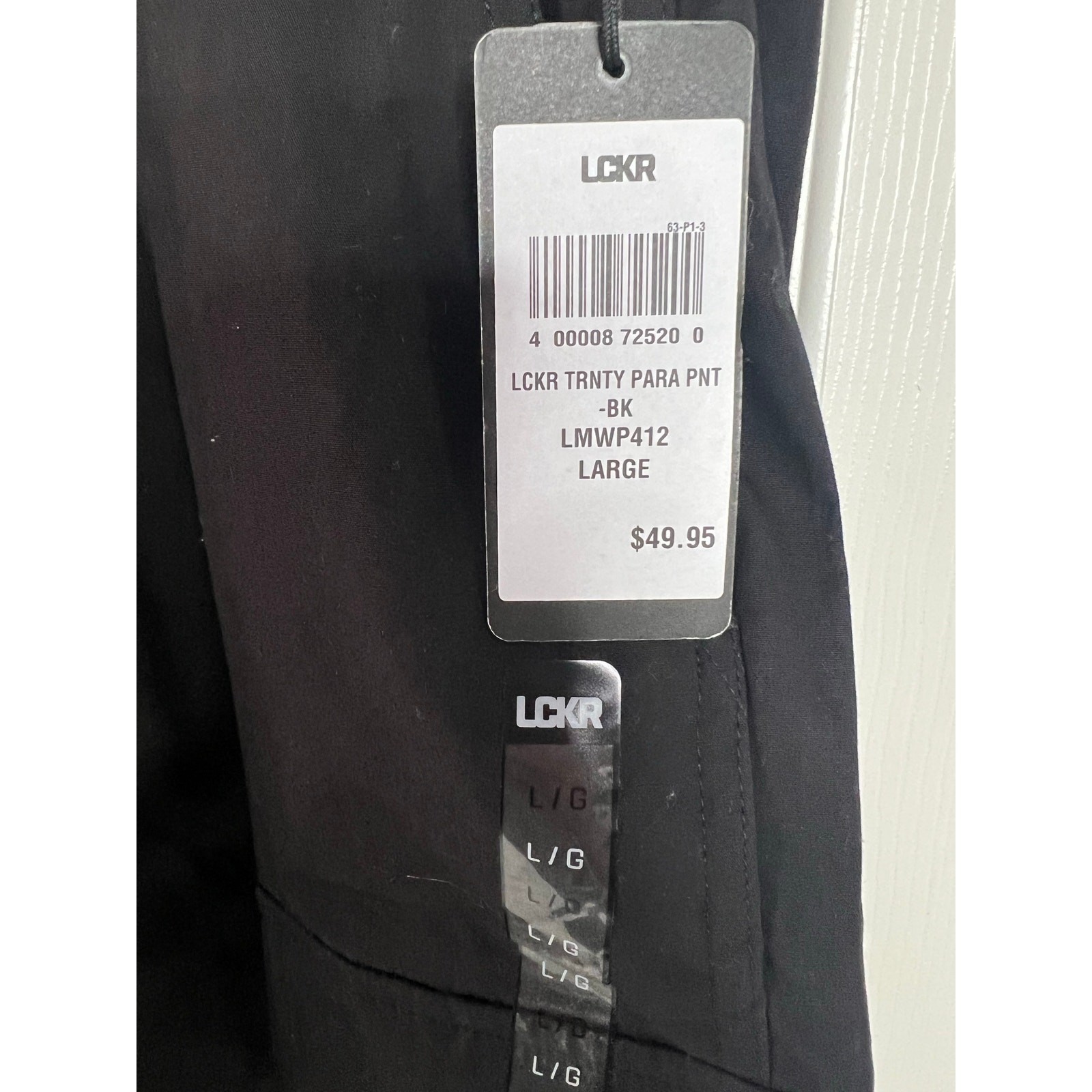 Foot Locker Baggy wide leg fit size Large Black New with tags Men