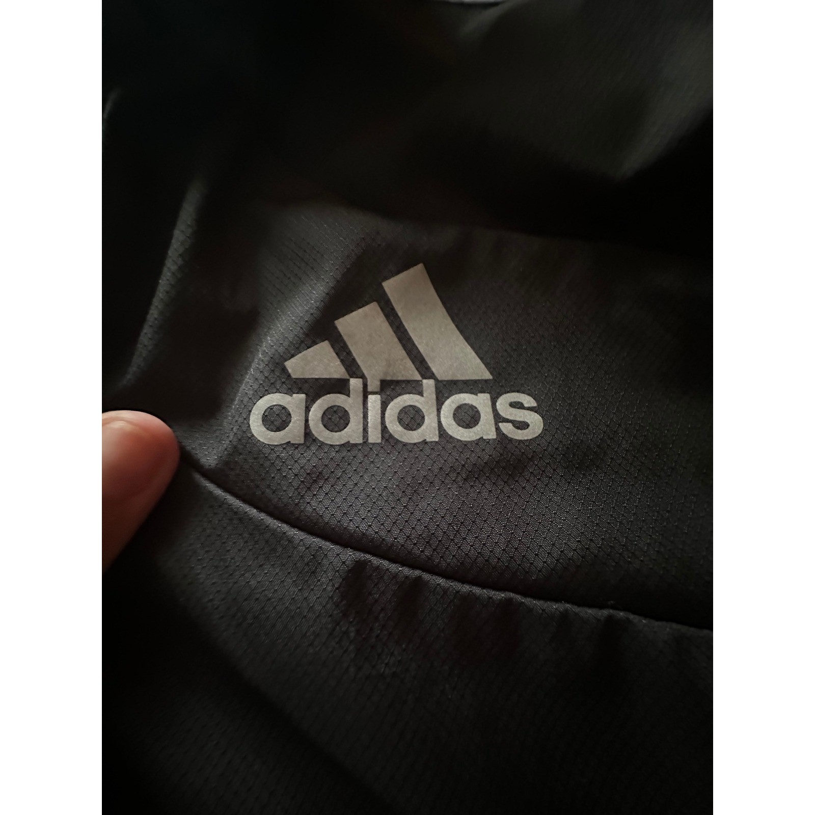 Adidas Primegreen Running Jacket Womens Small Black Zip 3-Stripe Windbreaker